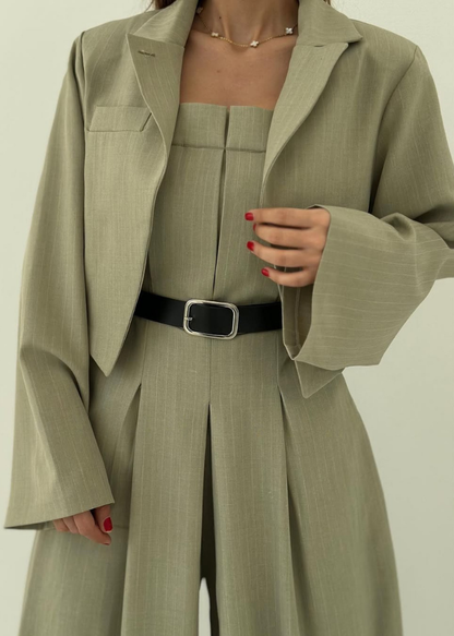 Classibelle - Ensemble Femme Bustier + Veste