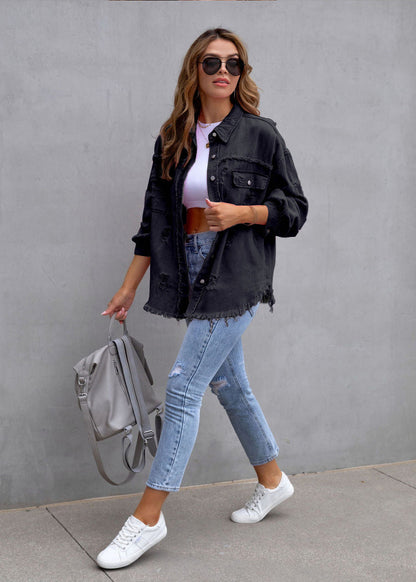 Mi-saison Denim Jacket