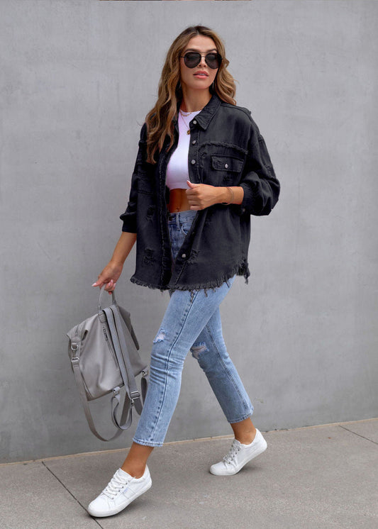 Mi-saison Denim Jacket