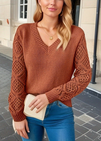 Hollow Knitted Sweater
